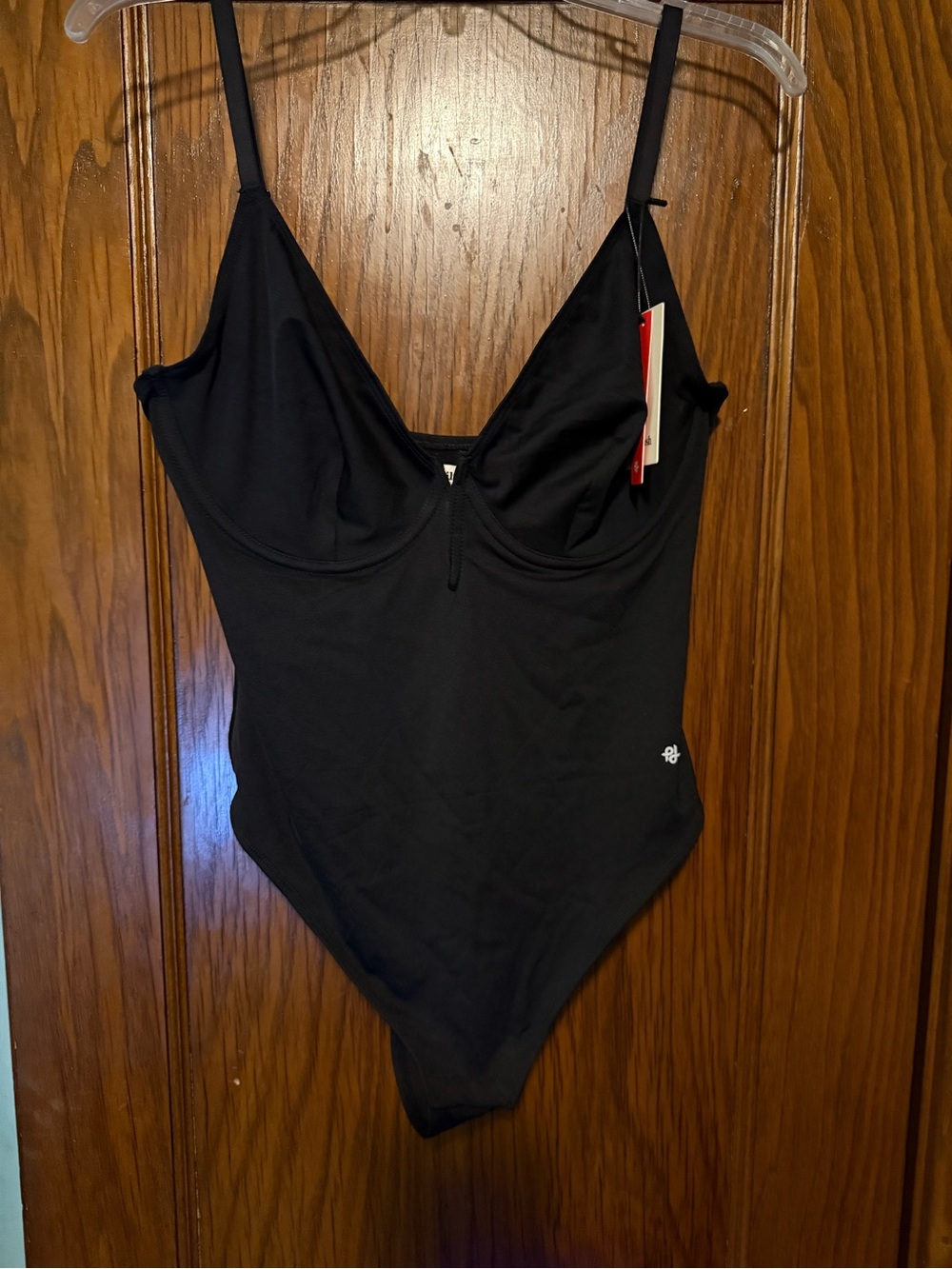 Popilush deep v hourglass thong Bodysuit